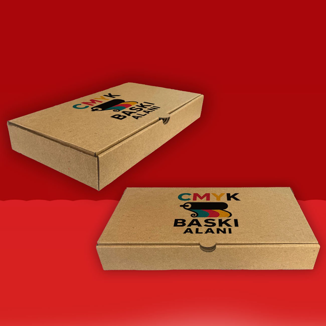 Baskılı Tek Pide Kutusu 11,5x23x4